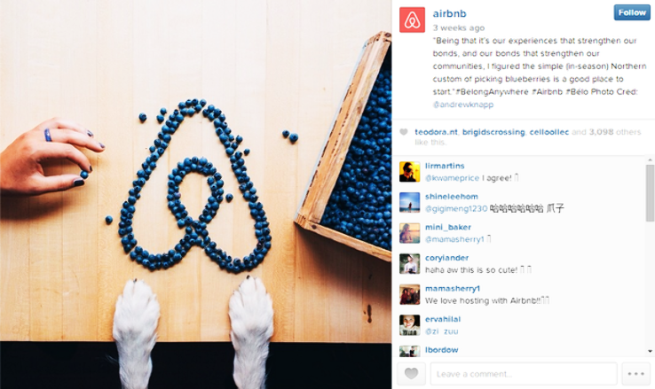 @airbnb — 1.5 million followers